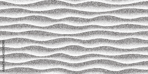 Abstract seamless stippled halftoned waves pattern © polygraphus