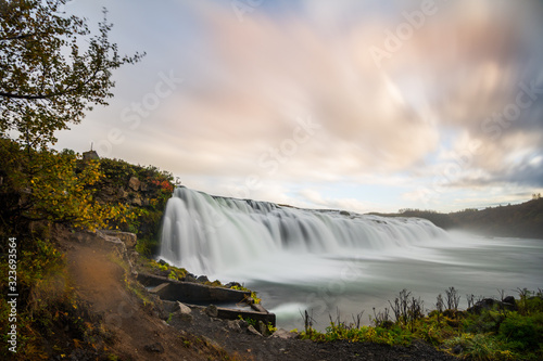 Faxi waterfall Iceland photo