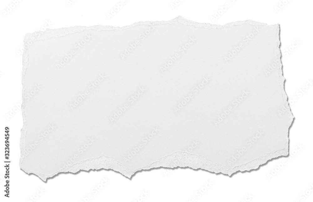 white paper ripped message torn white paper ripped message torn