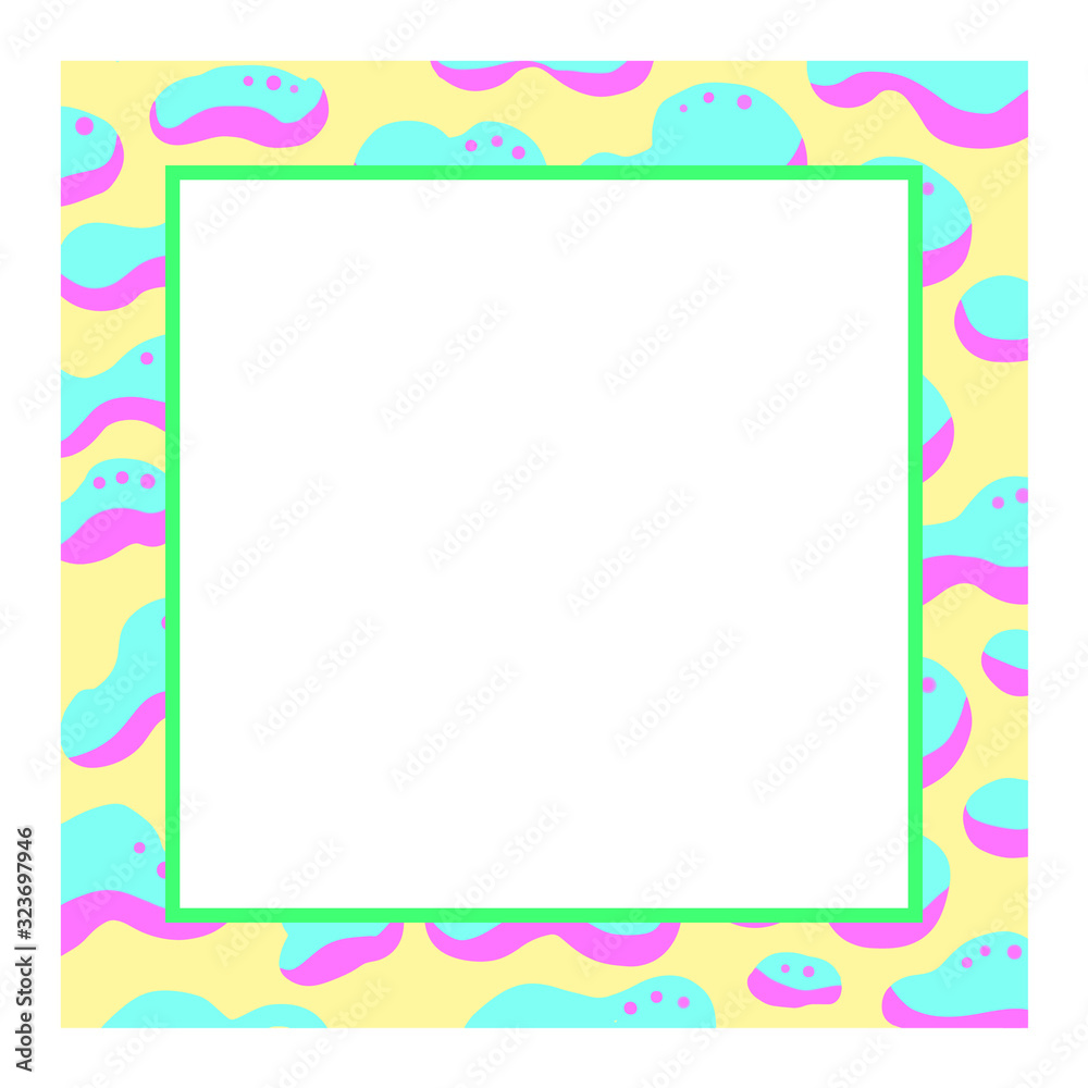 Creative Doodle Hipster Border Pattern Illustration Vectors of Blobs and Circles Creative Doodle Hipster Border Pattern Illustration Vectors of Blobs and Circles