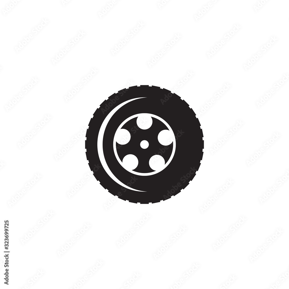 Tyre shop logo design vector illustration template Tyre shop logo design vector illustration template