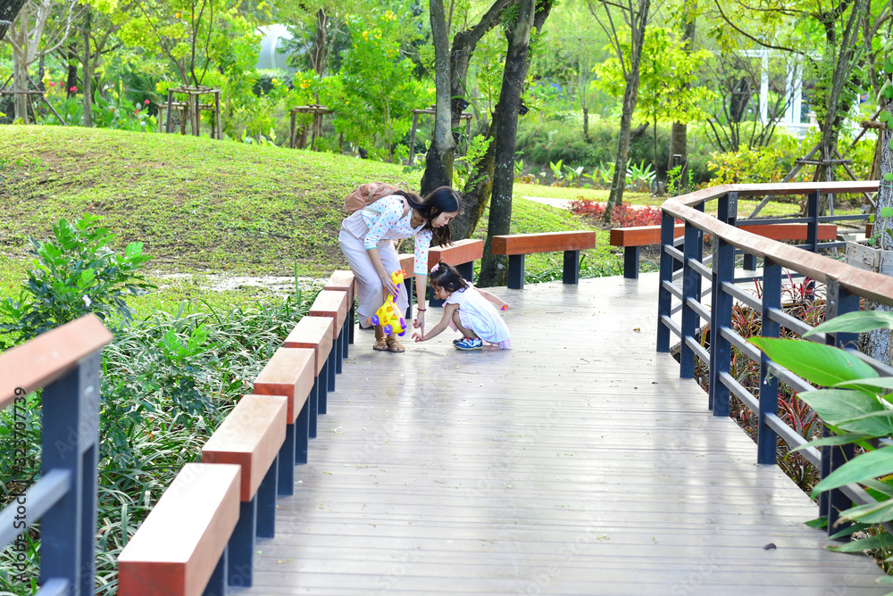 Beautiful Portrait of Little Child Girl at Sireeruckhachati Nature Learning Park Nakhon Pathom Thailand Beautiful Portrait of Little Child Girl at Sireeruckhachati Nature Learning Park Nakhon Pathom Thailand