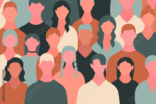 Big crowd concept.