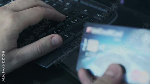 online scam credit card shopping web cybersecurity concept