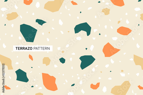 Terrazo modern print background.