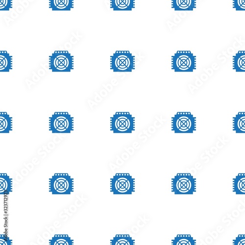 ASIC Miner icon pattern seamless isolated on white background. Editable filled ASIC Miner icon. ASIC Miner icon pattern for web and mobile.