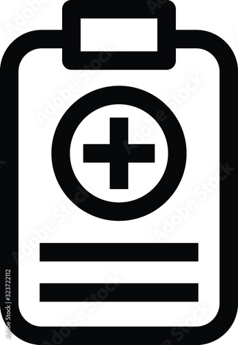 sick leave icon, vector illustration
