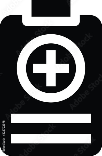 sick leave icon, vector illustration