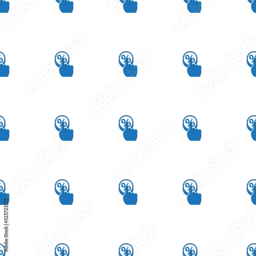 Click Through Rate icon pattern seamless isolated on white background. Editable filled Click Through Rate icon. Click Through Rate icon pattern for web and mobile.