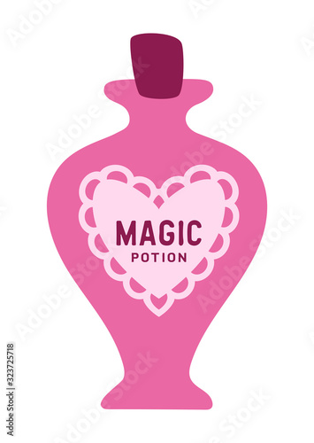 Pink Magic potion bottle icon