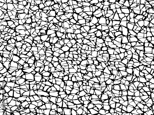  Background from cracks, scratches,  chips. Vintage old surface dirty walls. Grunge texture black and white