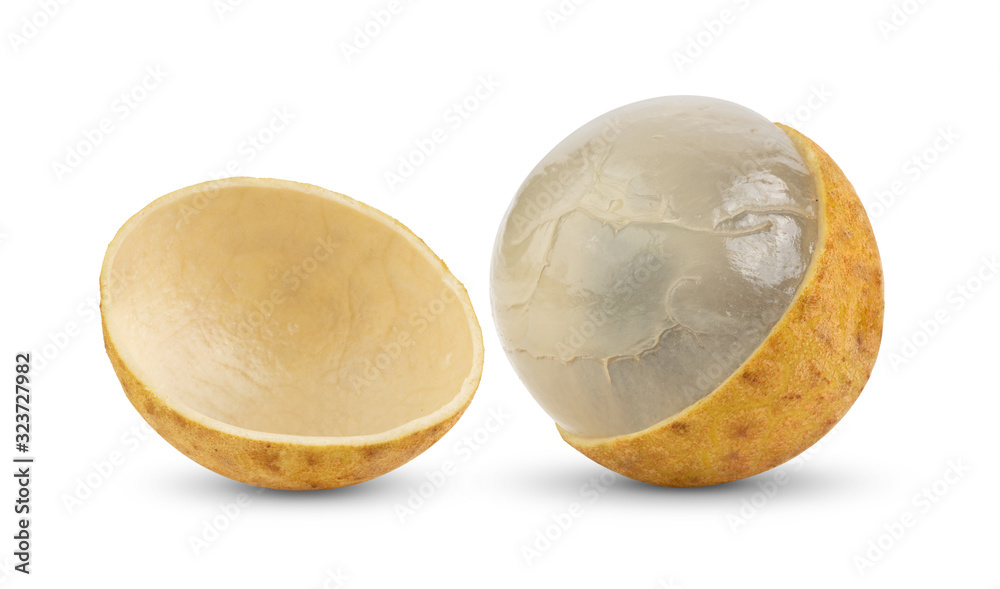 fresh longan on white background. full depth of field fresh longan on white background. full depth of field