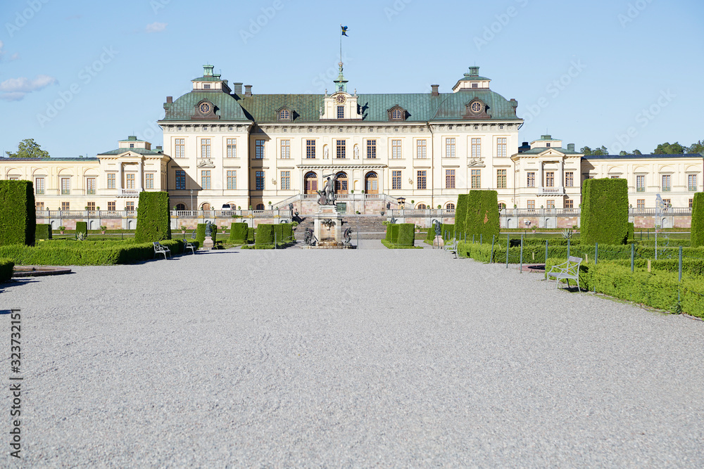 Drottningholm Palace located in Sweden