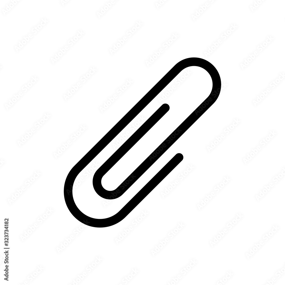 Paper clip icon