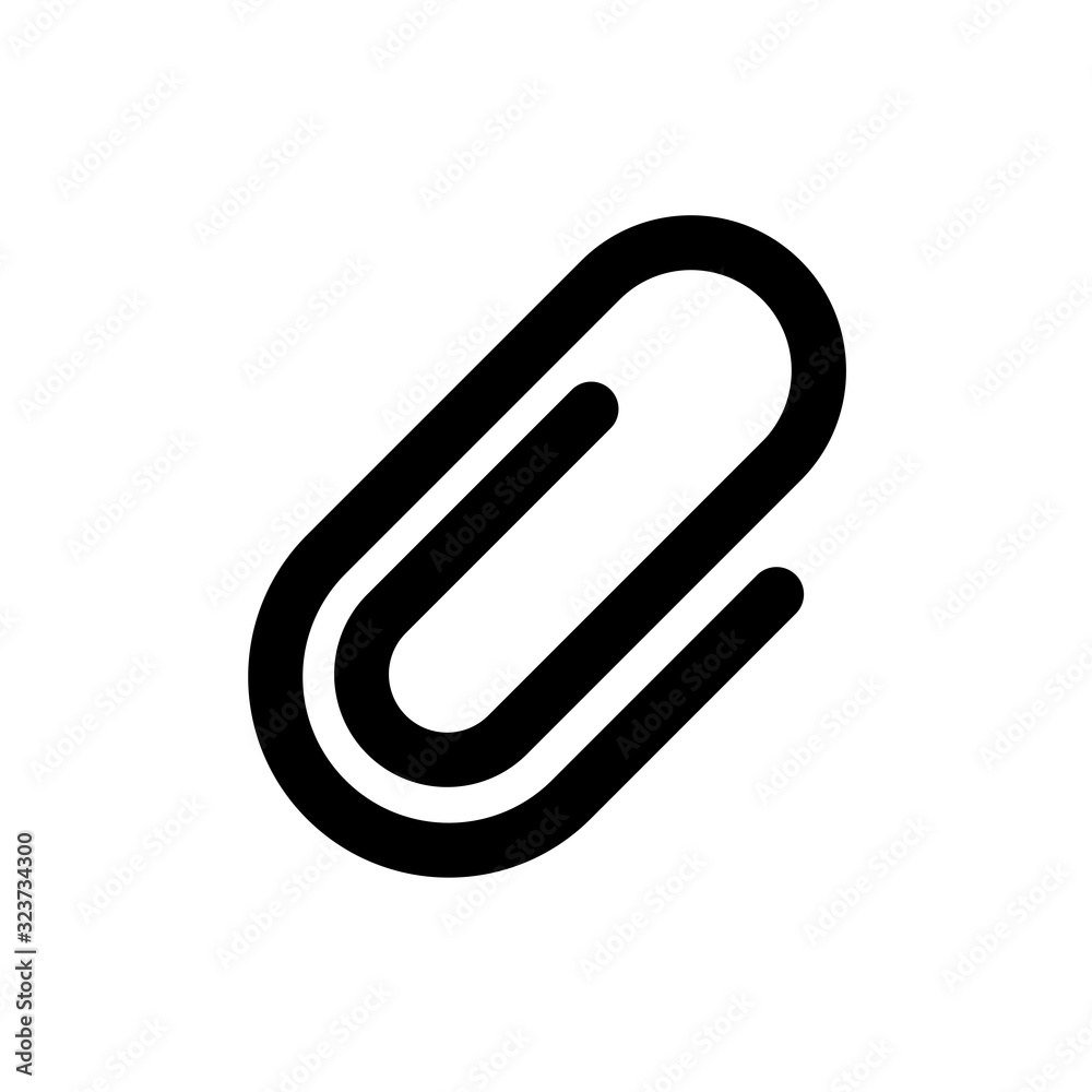 Paper clip icon