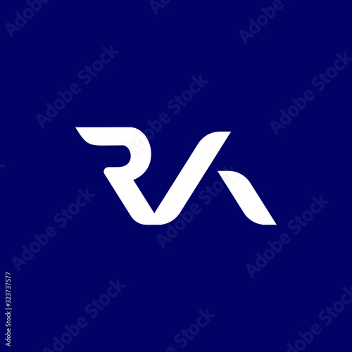 initial A R RA AR icon logo logotype font vector design in elegant and trendy sporty monogram style