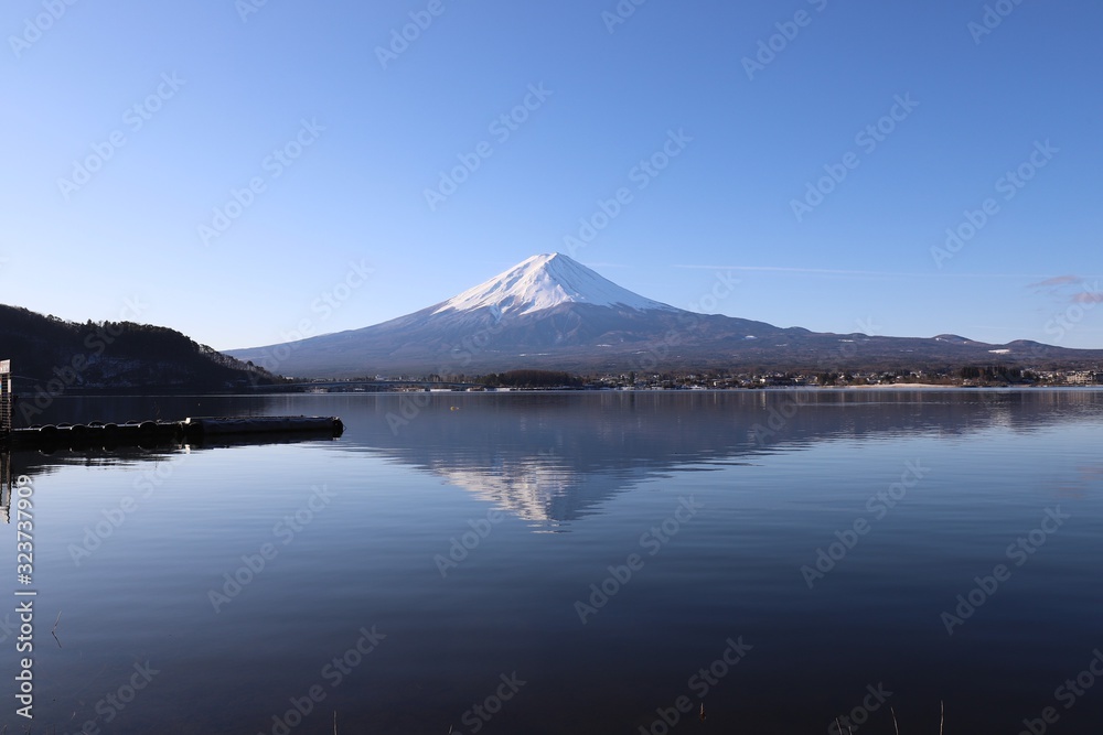 河口湖からの富士山 河口湖からの富士山