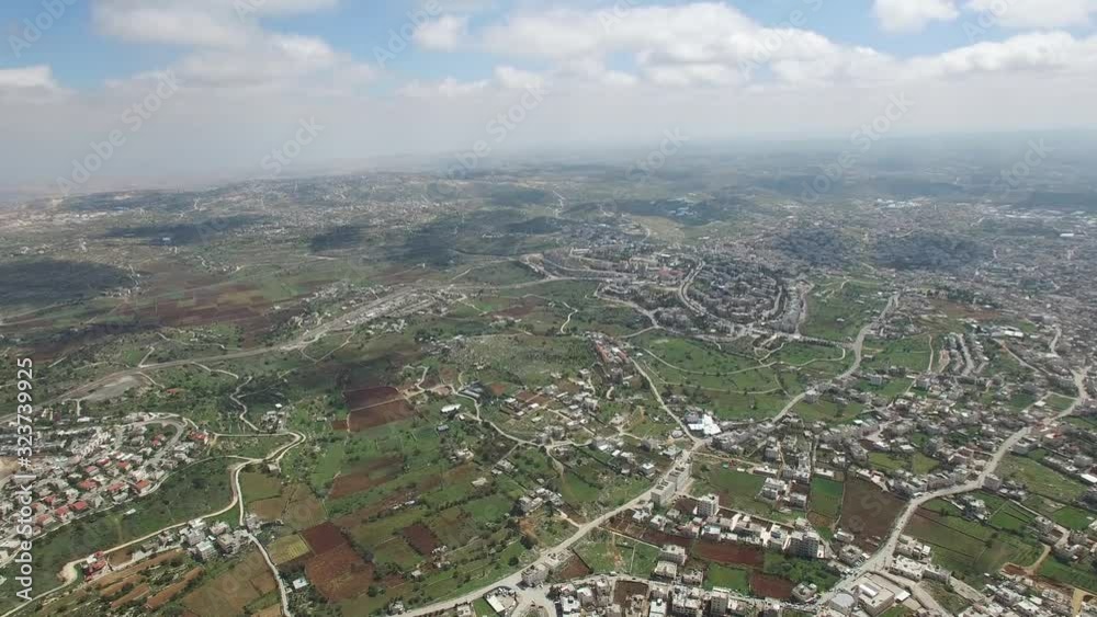 Aerial overlook of Hebron City and surroundings. West Bank. Israel. DJI-0140-05 Aerial overlook of Hebron City and surroundings. West Bank. Israel. DJI-0140-05