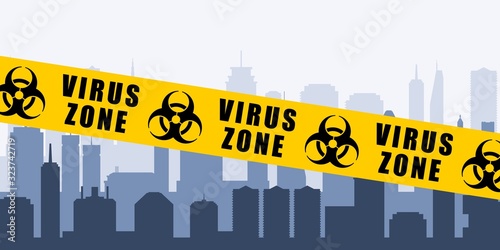 Virus infection zone