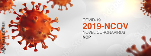 China epidemic coronavirus 2019-nCoV in Wuhan, Novel Coronavirus (2019-nCoV). Virus Covid 19-NCP. nCoV denoted is single-stranded RNA virus.