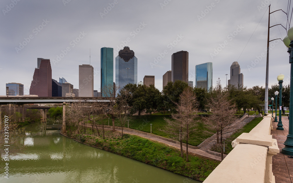 View of downtown Houston skyline, 