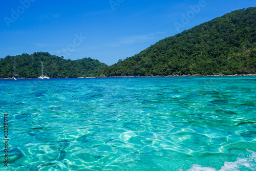 sea of tropical island  Surin island  Thailand
