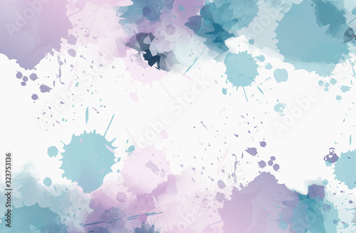 Waterocolor splash background