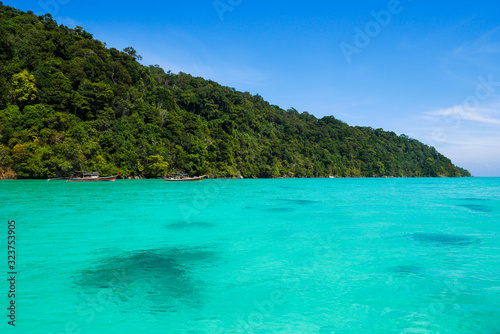 sea of tropical island, Surin island, Thailand © khlongwangchao