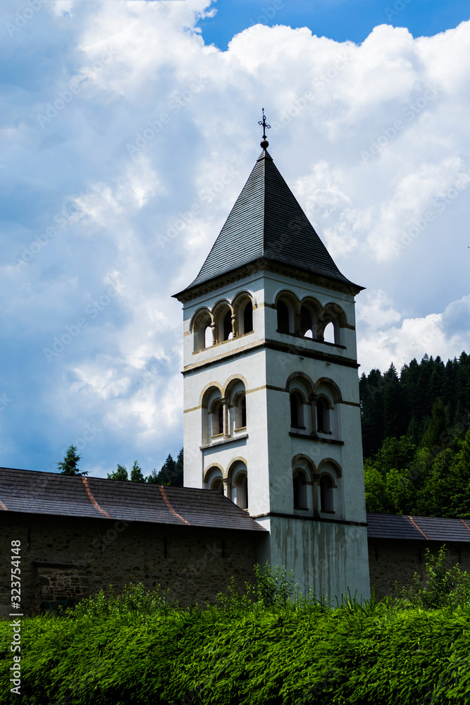 The Putna monastery is a Orthodox monastery, one of the most important cultural, religious and artistic centers established in medieval Moldavia, built and dedicated by Stephen the Great. The Putna monastery is a Orthodox monastery, one of the most important cultural, religious and artistic centers established in medieval Moldavia, built and dedicated by Stephen the Great.