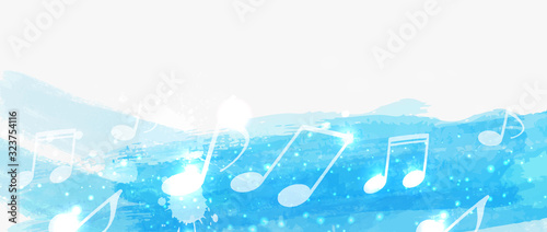 Music notes background