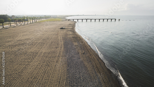 Beach at Anaklia, Georgia