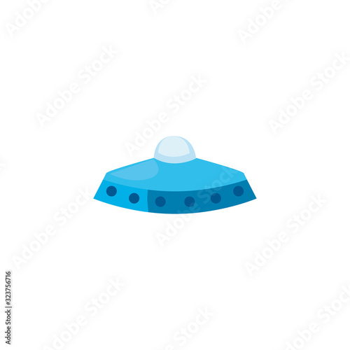 Isolated rocket fill style icon vector design