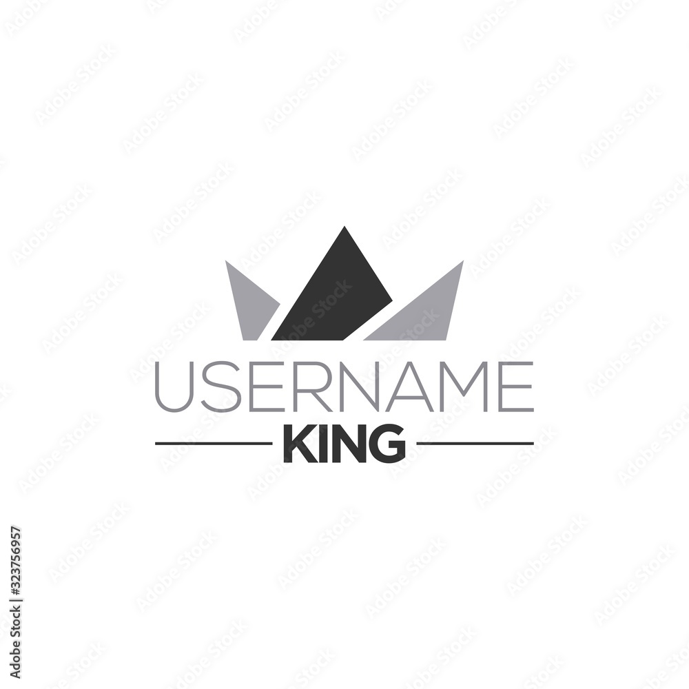 king creative logo design vector king creative logo design vector
