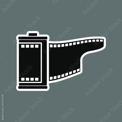 Camera Film Sticker
