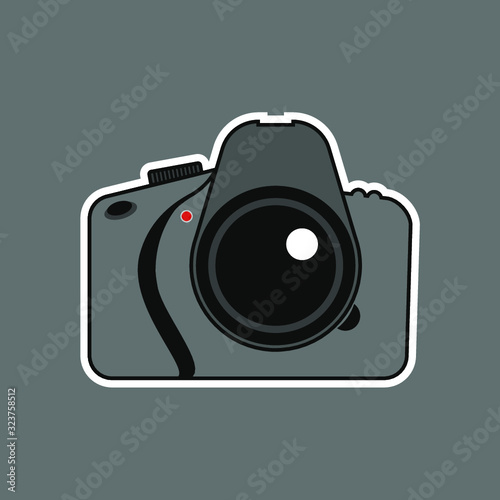 Modern DSLR Camera sticker