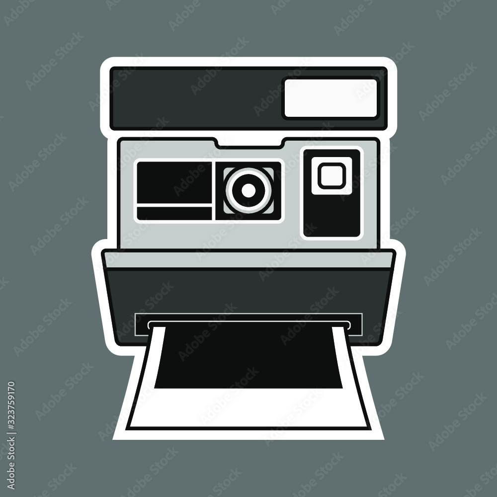 Instant Photo Printer Camera Sticker Instant Photo Printer Camera Sticker