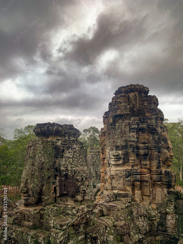 Les têtes de Bayon Les têtes de Bayon