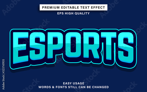 Esports text effect