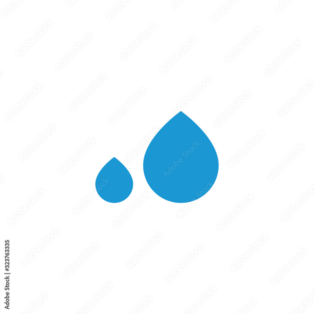 Water drop Logo Template vector illustration design. Water drop Logo Template vector illustration design.
