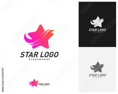 Creative Star logo design vector. Simple Star logo template. Icon symbol, Illustration