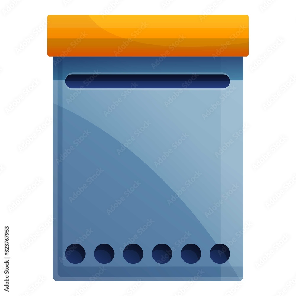 Old mailbox icon. Cartoon of old mailbox vector icon for web design isolated on white background Old mailbox icon. Cartoon of old mailbox vector icon for web design isolated on white background