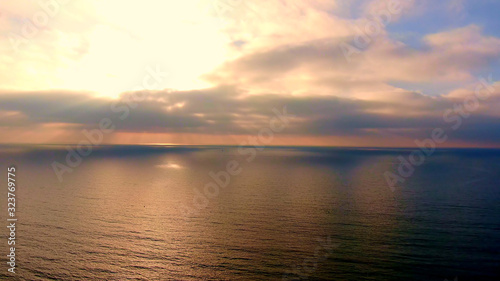 Bournemouth beach and pier in England -aerial photography