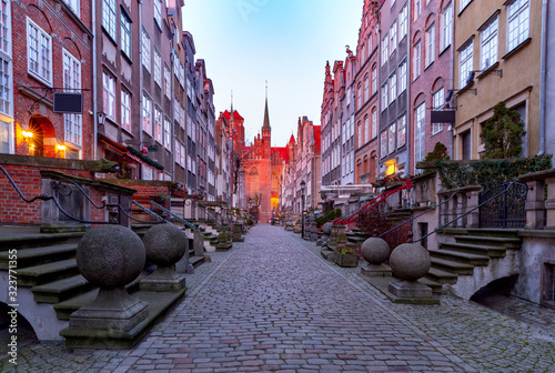 Gdansk. Famous Mariack Street.
