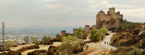 Panorámica del castillo de Loarre, Huesca photo