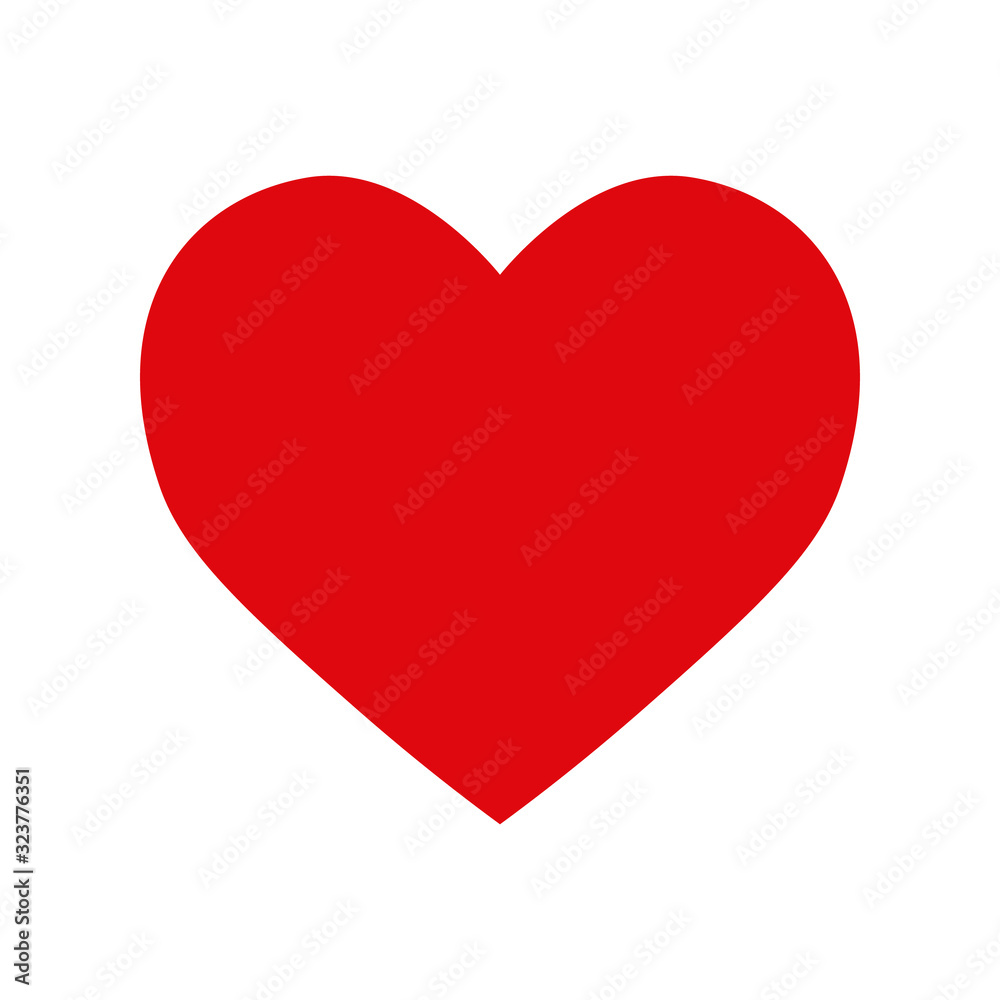 Heart love and romance icon