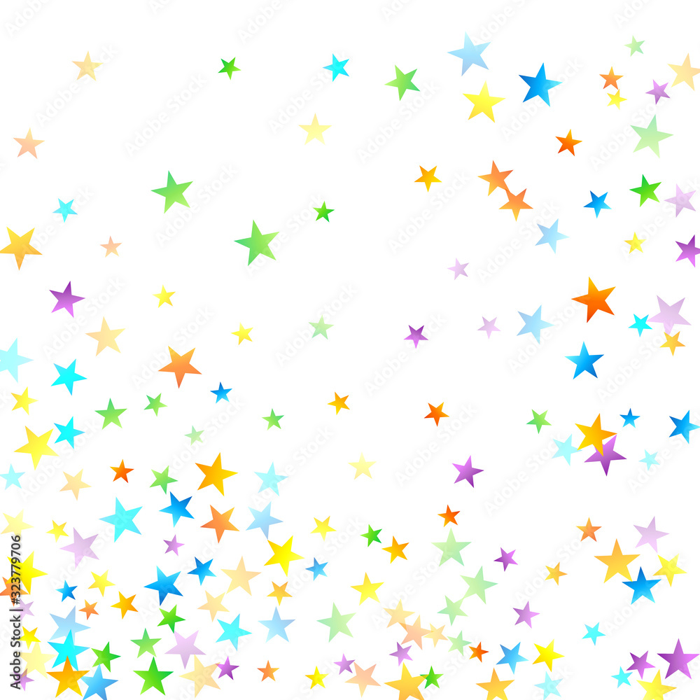 Rainbow Festive Confetti. Carnival Star Falling. Rainbow Festive Confetti. Carnival Star Falling.