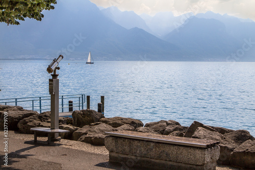 Geneva lake panorama, Switzerland