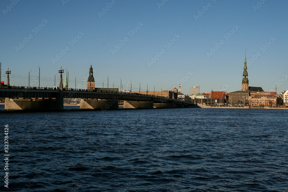 Riga, March, 2008, Daugava river