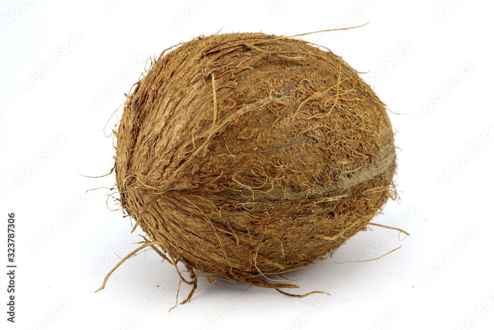 Coconut isolated on white background. Coconut isolated on white background.