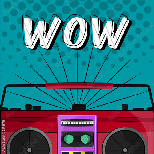 Pop art illustration